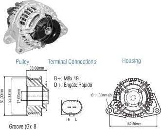 ZM ZM 90.108.12 - Alternatore autozon.pro