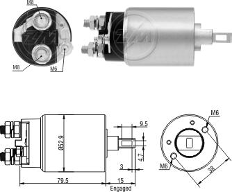 ZM ZM 4-981 - Elettromagnete, Motore d'avviamento autozon.pro