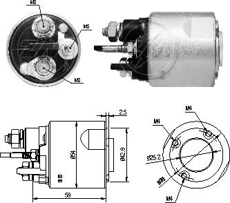 ZM ZM4494 - Elettromagnete, Motore d'avviamento autozon.pro