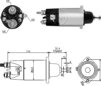 ZM ZM4898 - Elettromagnete, Motore d'avviamento autozon.pro