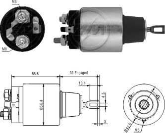 ZM ZM 4-777 - Elettromagnete, Motore d'avviamento autozon.pro