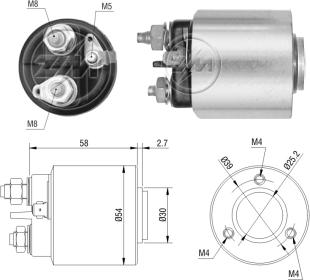 ZM ZM-599 - Elettromagnete, Motore d'avviamento autozon.pro