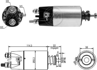 ZM ZM5897 - Elettromagnete, Motore d'avviamento autozon.pro