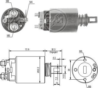 ZM ZM-686 - Elettromagnete, Motore d'avviamento autozon.pro