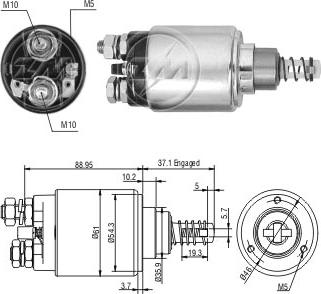 ZM ZM632 - Elettromagnete, Motore d'avviamento autozon.pro