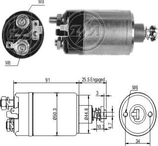 ZM ZM626 - Elettromagnete, Motore d'avviamento autozon.pro