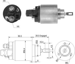 ZM ZM972 - Elettromagnete, Motore d'avviamento autozon.pro