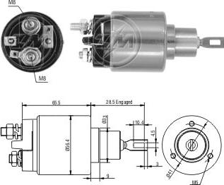 ZM ZM-1573 - Elettromagnete, Motore d'avviamento autozon.pro