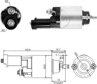 ZM ZM 1-708 - Elettromagnete, Motore d'avviamento autozon.pro