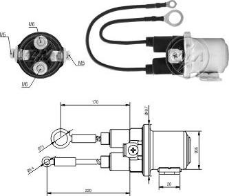 ZM ZM8408 - Elettromagnete, Motore d'avviamento autozon.pro