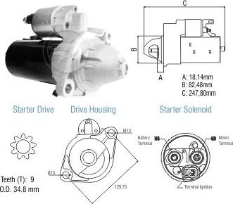 ZM ZM 80.978.01 - Motorino d'avviamento autozon.pro