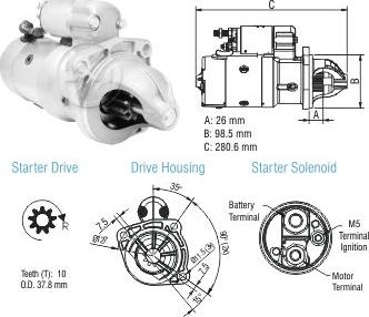 ZM ZM 80.480.05 - Motorino d'avviamento autozon.pro