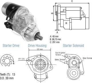 ZM ZM 80.140.04 - Motorino d'avviamento autozon.pro