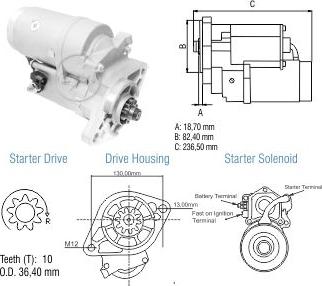 ZM ZM 80.140.03 - Motorino d'avviamento autozon.pro