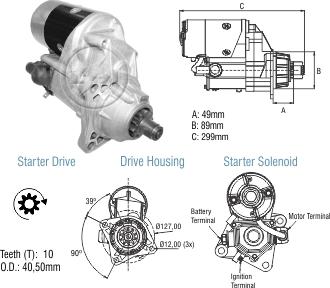 ZM ZM 80.141.03 - Motorino d'avviamento autozon.pro