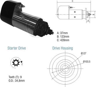 ZM ZM 80.101.04 - Motorino d'avviamento autozon.pro