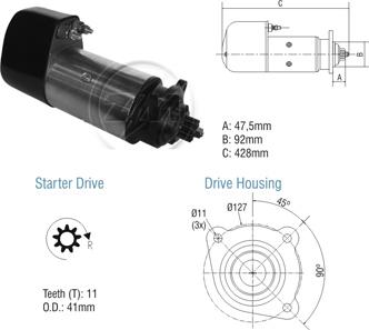 ZM ZM 80.101.03 - Motorino d'avviamento autozon.pro