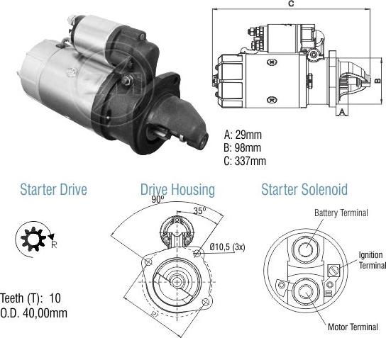 ZM ZM 80.103.09 - Motorino d'avviamento autozon.pro