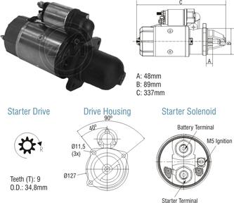 ZM ZM 80.103.04 - Motorino d'avviamento autozon.pro