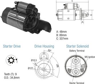 ZM ZM 80.102.02 - Motorino d'avviamento autozon.pro