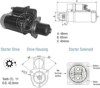 ZM ZM 80.135.01 - Motorino d'avviamento autozon.pro