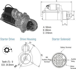 ZM ZM 80.130.04 - Motorino d'avviamento autozon.pro