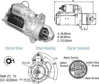 ZM ZM 80.130.08 - Motorino d'avviamento autozon.pro