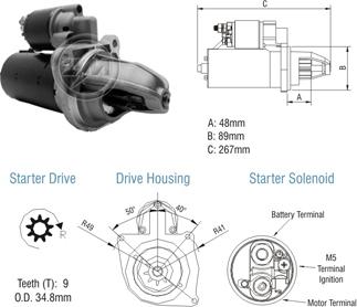 ZM ZM 80.132.01 - Motorino d'avviamento autozon.pro