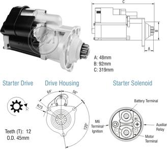 ZM ZM 80.137.01 - Motorino d'avviamento autozon.pro