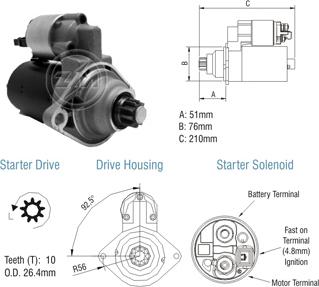 ZM ZM 80.125.01 - Motorino d'avviamento autozon.pro