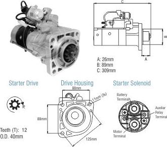 ZM ZM 80.890.04 - Motorino d'avviamento autozon.pro