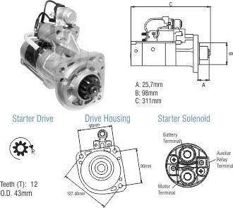 ZM ZM 80.890.03 - Motorino d'avviamento autozon.pro