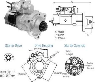 ZM ZM 80.840.02 - Motorino d'avviamento autozon.pro