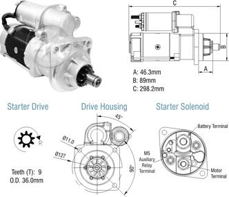 ZM ZM 80.290.01 - Motorino d'avviamento autozon.pro