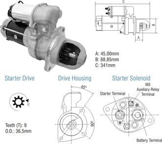 ZM ZM 80.280.04 - Motorino d'avviamento autozon.pro