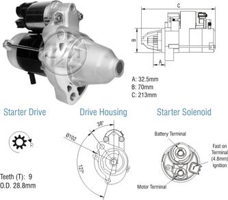 ZM ZM 80.705.02 - Motorino d'avviamento autozon.pro