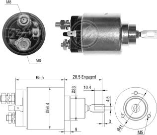 ZM ZM-878 - Elettromagnete, Motore d'avviamento autozon.pro