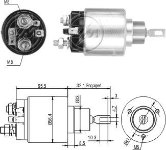 ZM ZM 872 - Elettromagnete, Motore d'avviamento autozon.pro