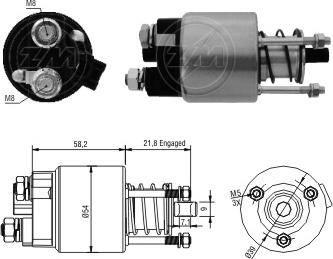 ZM ZM-397 - Elettromagnete, Motore d'avviamento autozon.pro