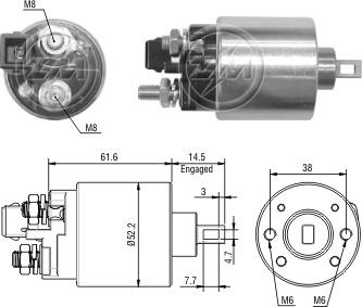 ZM ZM 3-482 - Elettromagnete, Motore d'avviamento autozon.pro