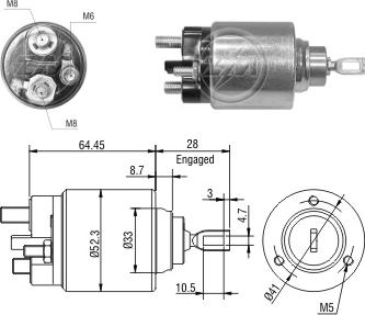 ZM ZM-371 - Elettromagnete, Motore d'avviamento autozon.pro