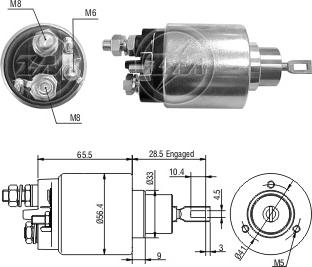 ZM ZM-2479 - Elettromagnete, Motore d'avviamento autozon.pro