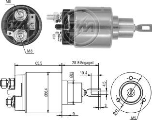 ZM ZM2573 - Elettromagnete, Motore d'avviamento autozon.pro