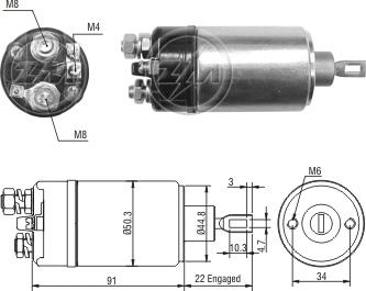 ZM ZM2629 - Elettromagnete, Motore d'avviamento autozon.pro