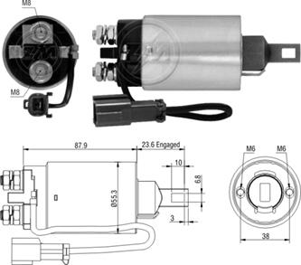 ZM ZM2896 - Elettromagnete, Motore d'avviamento autozon.pro