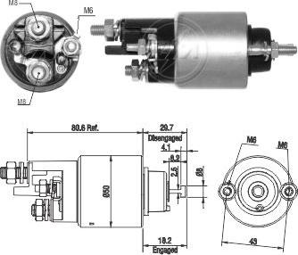 ZM ZM2708 - Elettromagnete, Motore d'avviamento autozon.pro