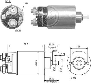 ZM ZM-766 - Elettromagnete, Motore d'avviamento autozon.pro