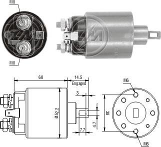 ZM ZM-711 - Elettromagnete, Motore d'avviamento autozon.pro