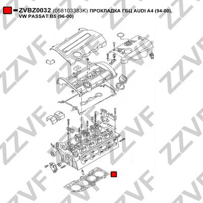 ZZVF ZVBZ0032 - Guarnizione, Testata autozon.pro