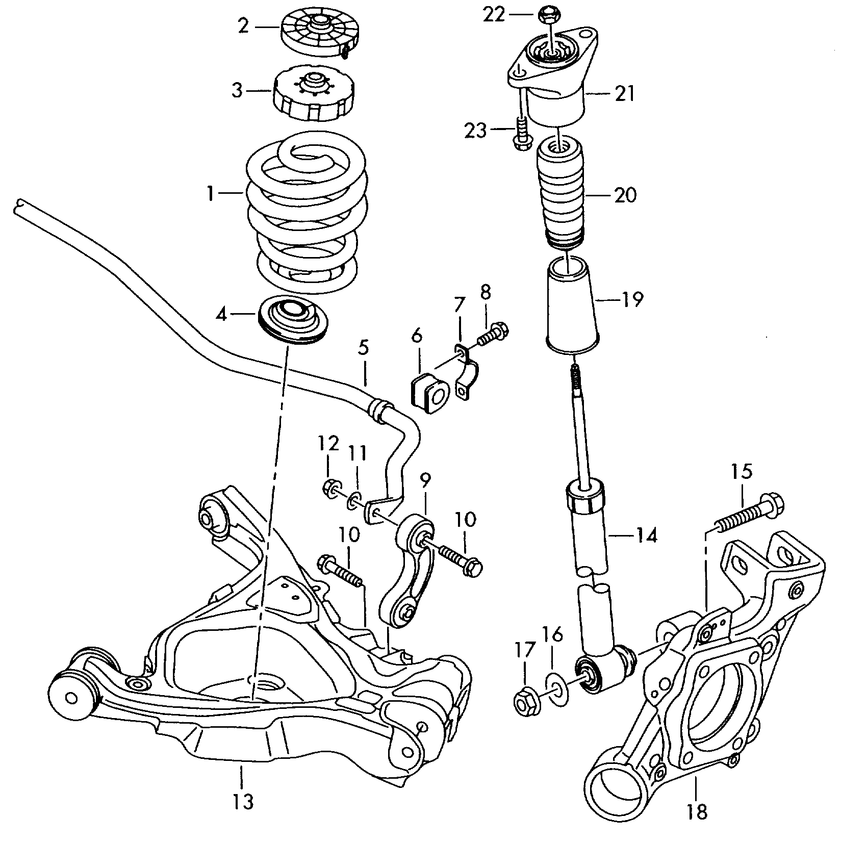 VW 4F0505465Q - Asta / Puntone, Stabilizzatore autozon.pro